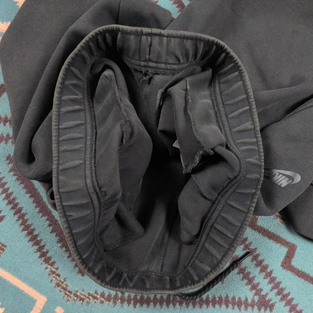 Nike Tech Fleece Pants Jogger Sweatpants Washed Faded Black Size XL - Picture 14 of 14